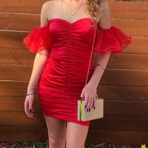 My red homecoming dress